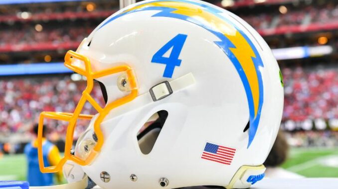 Chargers helmet 101823