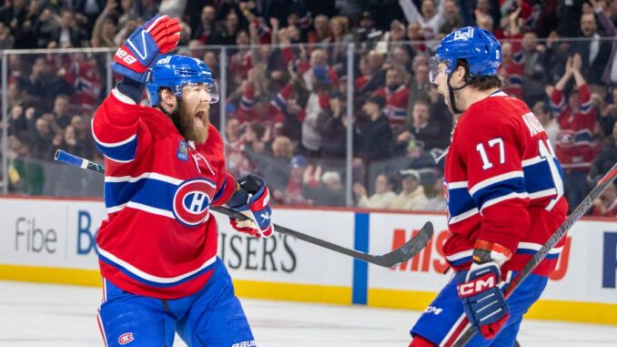 Josh Anderson and David Savard